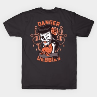 Cool Vintage "Danger Debbies" Rockabilly T-Shirt